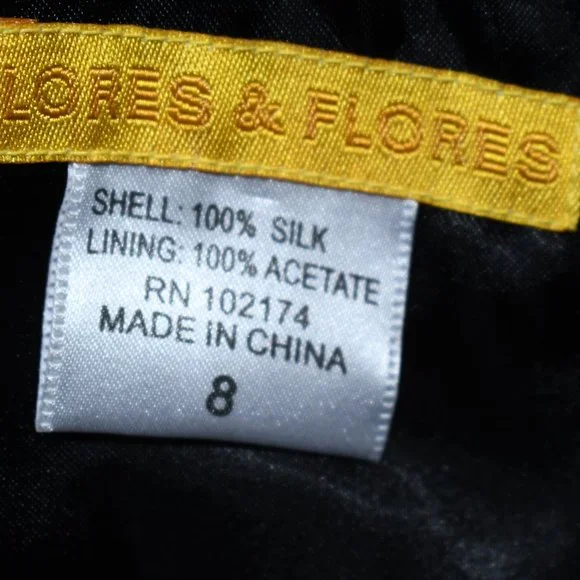 Flores & Flores Multicolored Silk Top - Picture 3 of 3